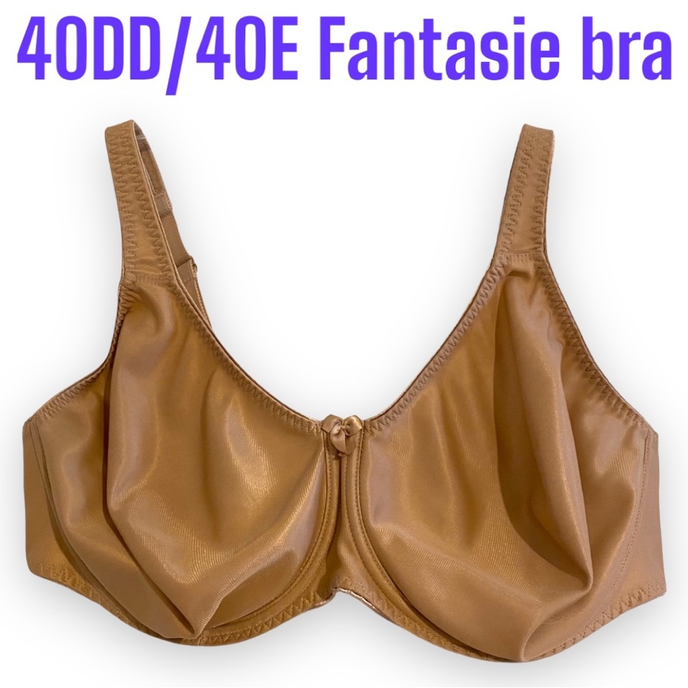 US/UK 40DD Fantasie brand Nude Bra Tan Beige High Quality Plus 40E FL4500NUE